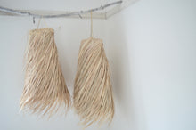 Load image into Gallery viewer, Moroccan Raffia Palm Light Shades || X-Large Natural Handmade || Cone Pendant Light