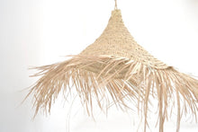 Load image into Gallery viewer, Moroccan Rattan Palm Light || Cone  Fringe Suspension Light  Shade