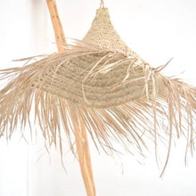 Load image into Gallery viewer, Moroccan Rattan Palm Light || Cone  Fringe Suspension Light  Shade