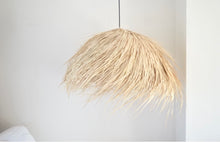 Load image into Gallery viewer, Moroccan Raffia Palm Light Shade || XLarge Natural Handmade || Ball Pendant Light Hand