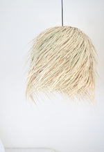 Load image into Gallery viewer, Moroccan Raffia Palm fibre light || Woven Natural Rattan Dome light || Boho Lights