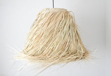 Load image into Gallery viewer, Moroccan Raffia Palm fibre light || Woven Natural Rattan light || Boho Lights