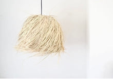 Load image into Gallery viewer, Moroccan Raffia Palm fibre light || Woven Natural Rattan Dome light || Boho Lights