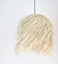 Load image into Gallery viewer, Moroccan Raffia Palm fibre light || Woven Natural Rattan Dome light || Boho Lights