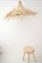 Load image into Gallery viewer, Moroccan rattan palm light fringe suspension lamp