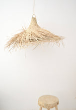 Load image into Gallery viewer, Moroccan rattan palm light fringe suspension lamp