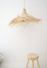 Load image into Gallery viewer, Moroccan rattan palm light fringe suspension lamp