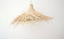 Load image into Gallery viewer, Moroccan rattan palm light fringe suspension lamp